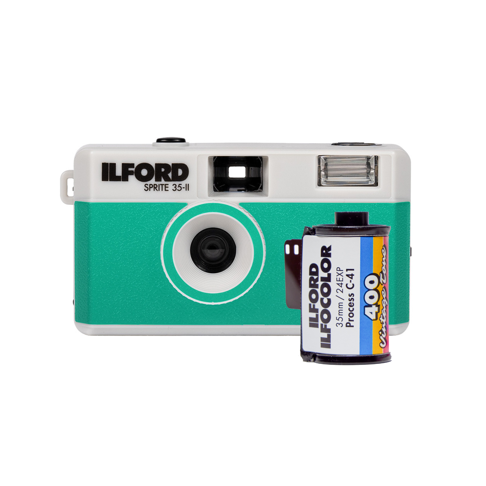 ILFORD SPRITE 35-II Kamera & Vintage Tone 400 Plus Film