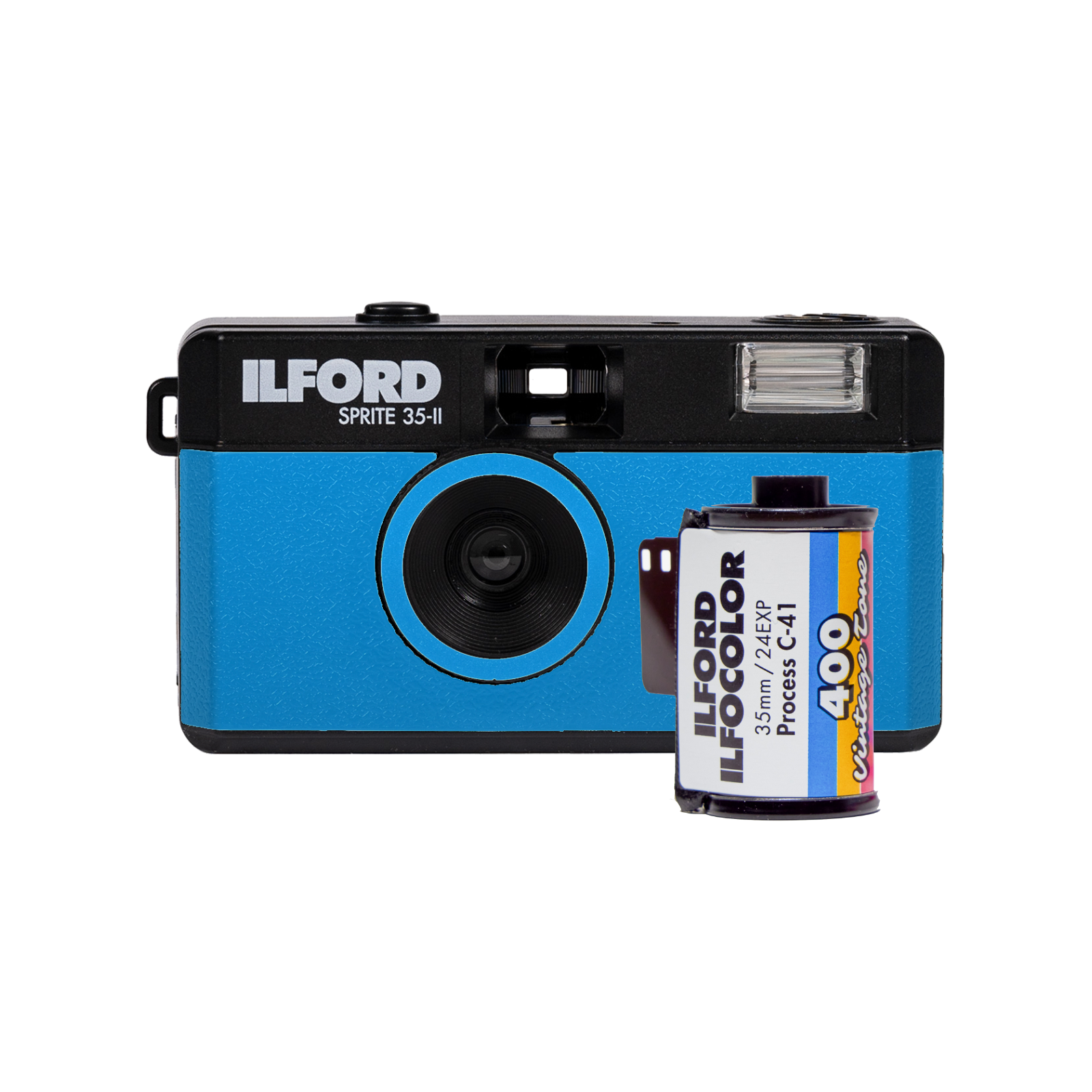 ILFORD SPRITE 35-II Kamera & Vintage Tone 400 Plus Film