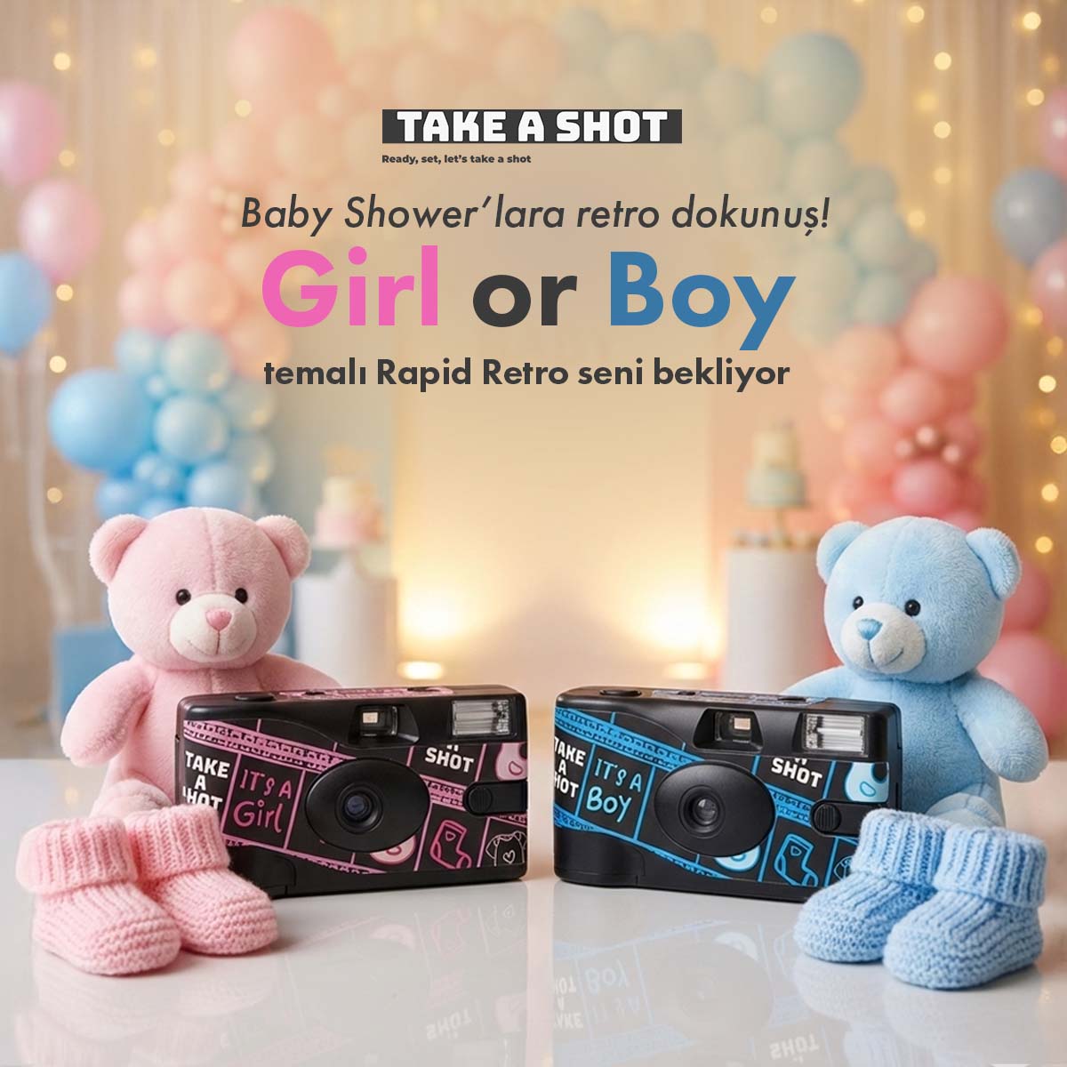 ILFORD ILFOCOLOR RAPID RETRO GIRL OR BOY Edition