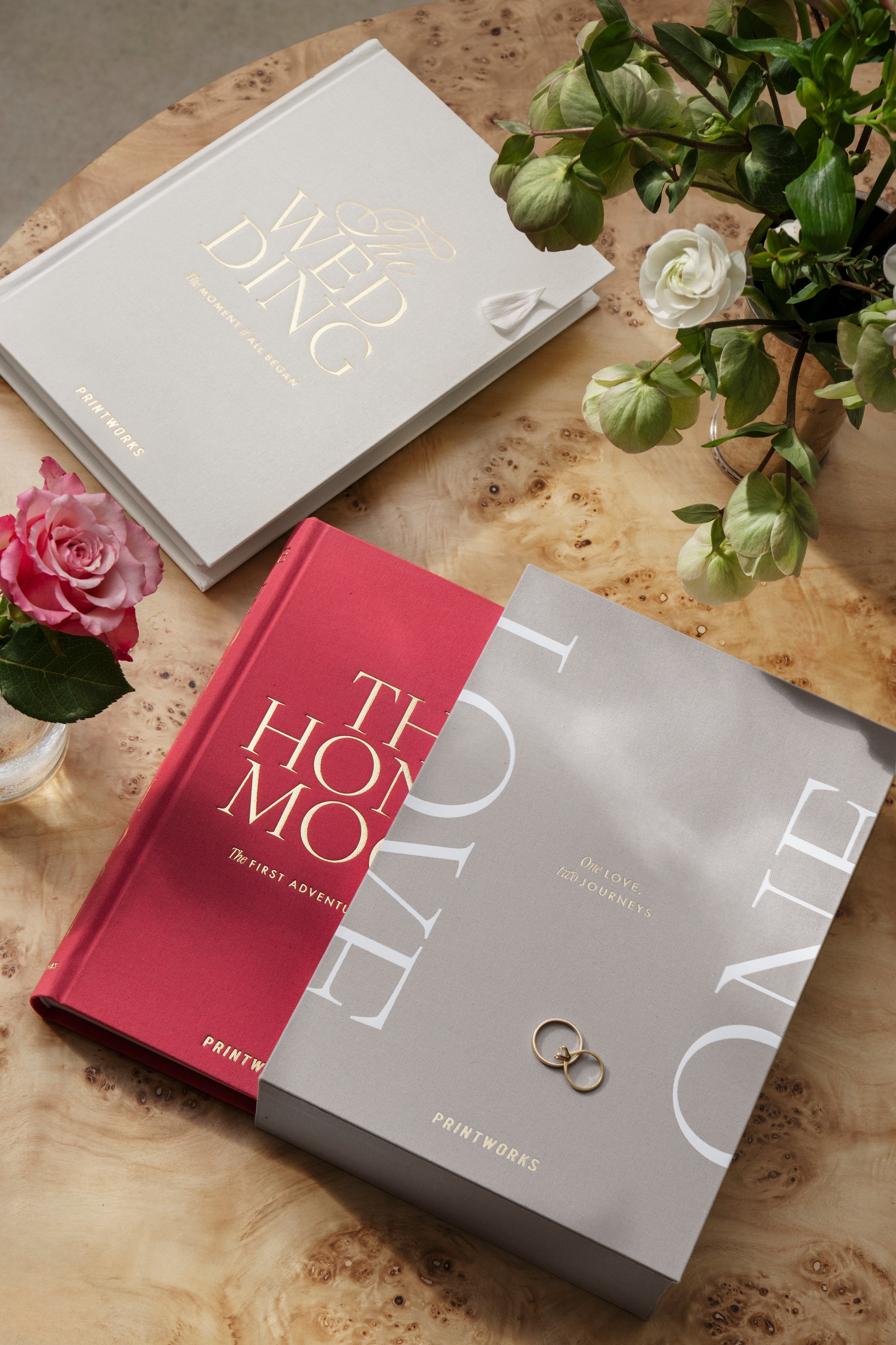 Printworks - Düğün Fotoğraf Albümü - One Love 2’li Set (Wedding + Honeymoon)