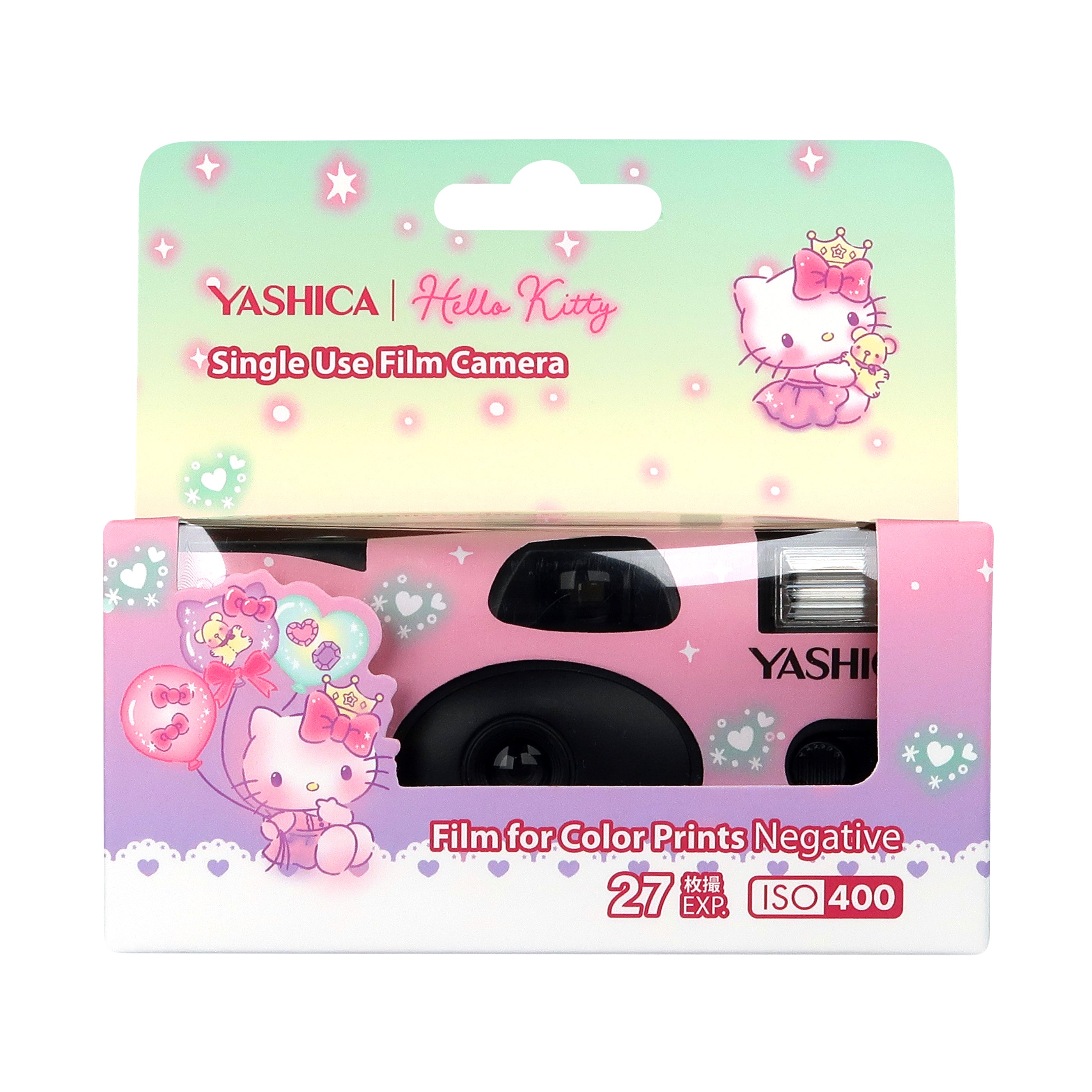 YASHICA Disposable Analog Camera (Hello Kitty Jewel Land)