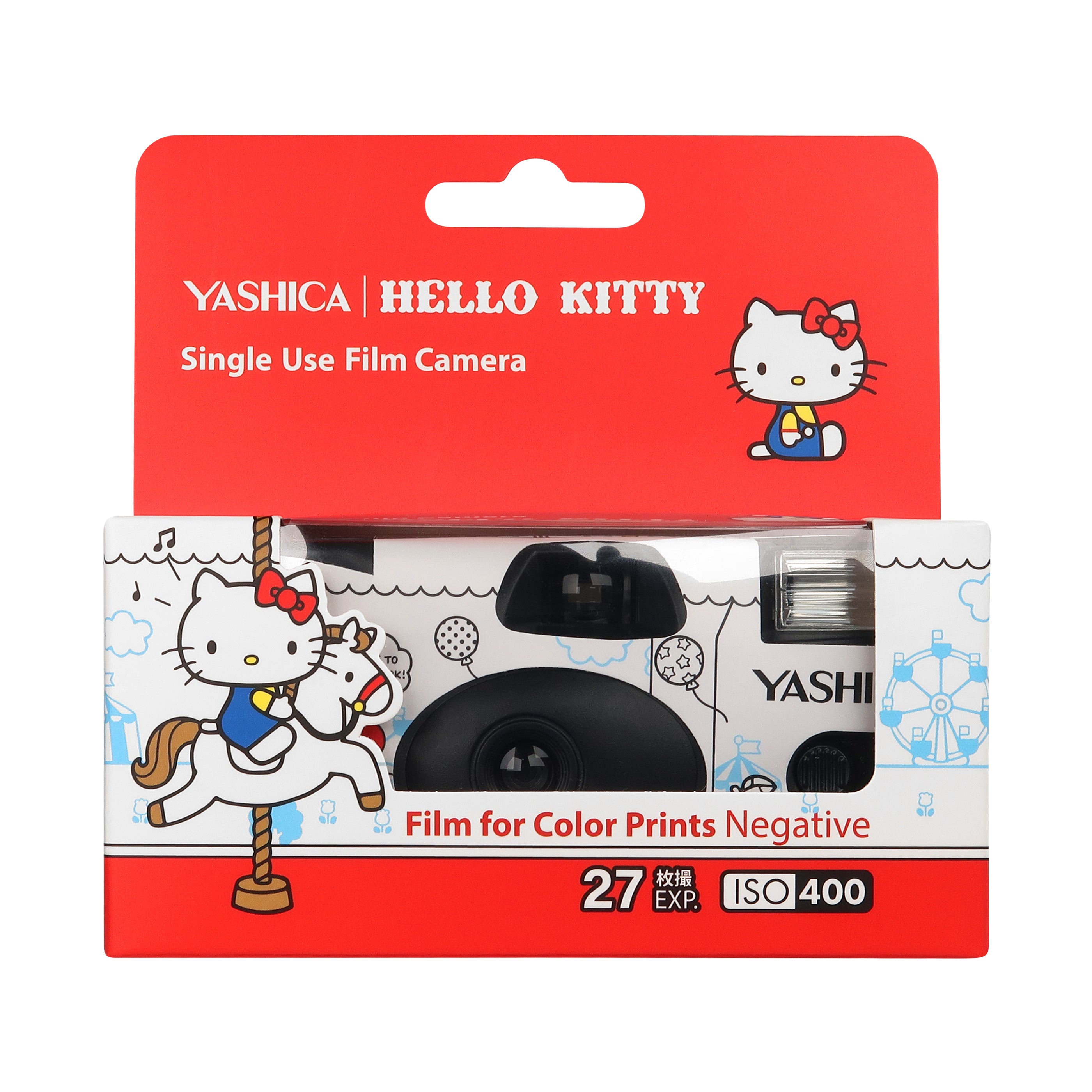 YASHICA Tek Kullanımlık Analog Kamera (Hello Kitty Playground)