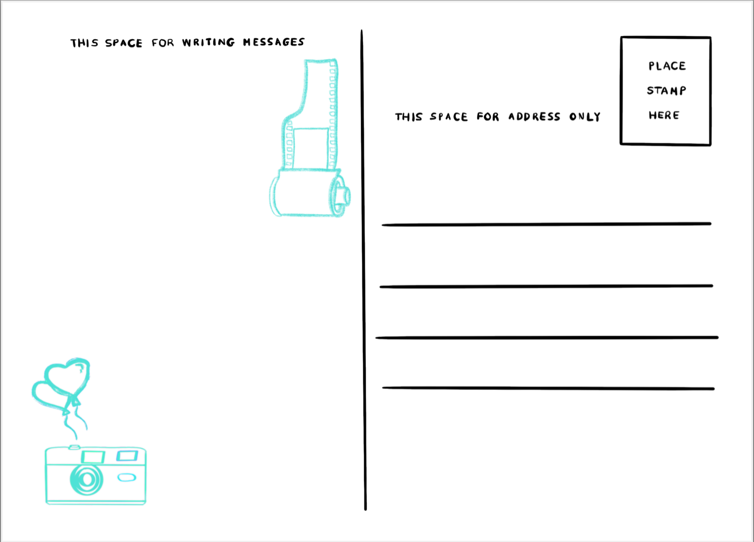 Let's Celebrate Kartpostal