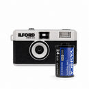 ILFORD SPRITE 35-II Kamera Gümüş & Siyah ve YASHICA ISO 400 EXP 27 35 MM Film