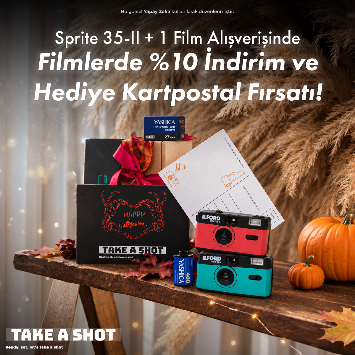 ILFORD SPRITE 35-II Camera &amp; Vintage Tone 400 Plus Film