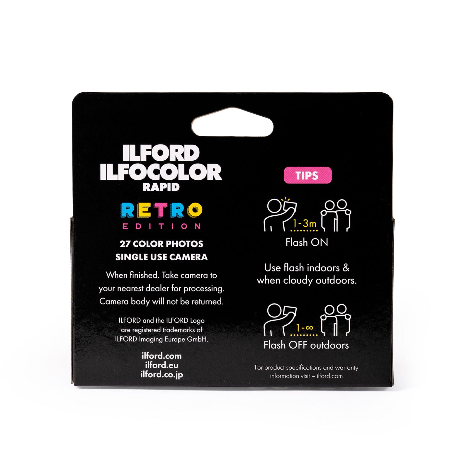 Babalar Günü Özel ILFORD ILFOCOLOR RAPID Retro Edition (2 Adet Rapid Retro)